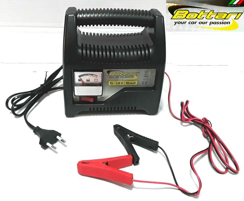 REDRESOR Auto/Moto 6/12V-4,2/6A, 60 W BOTTARI (Italia) - Nou - 120 Lei