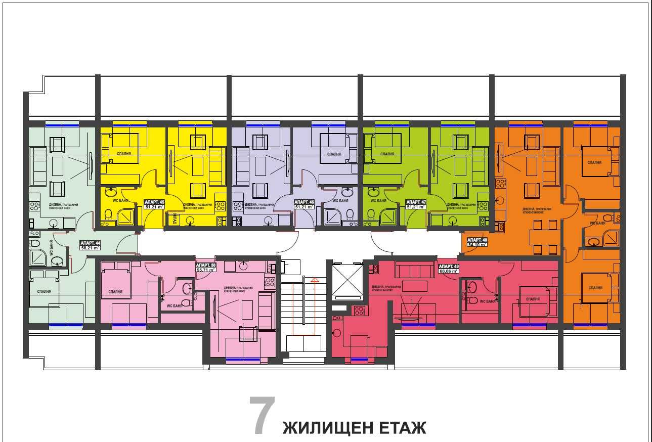 Двустаен апартамент в Бургас, кв.Братя Миладинови