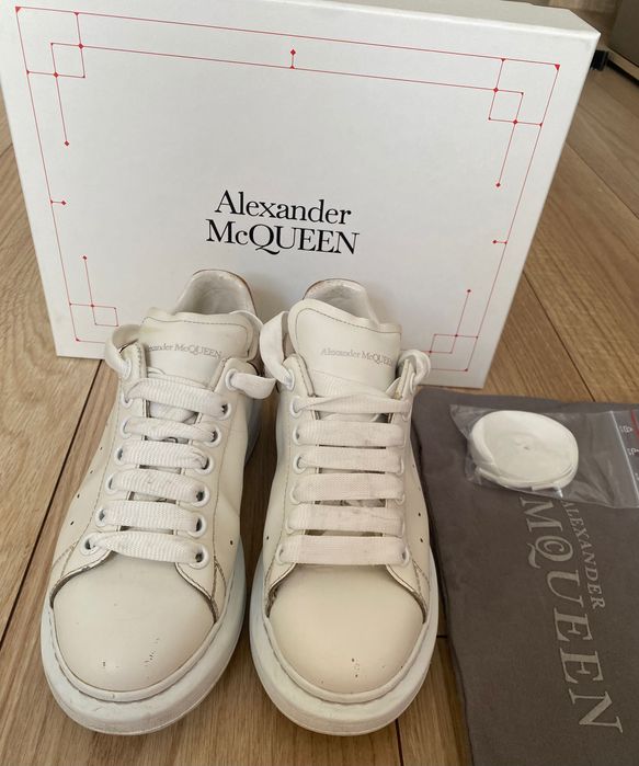 Adidasi Alexander Mcqueen albi