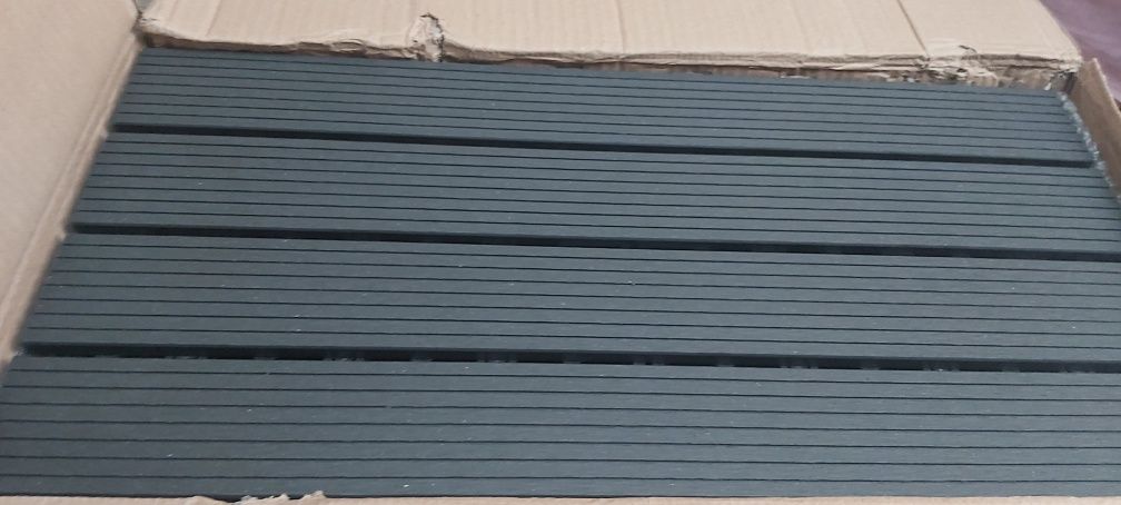 Plăci de terasă SAM WPC Plastic, Set de 11 pentru 1 m², dim placa 30 x