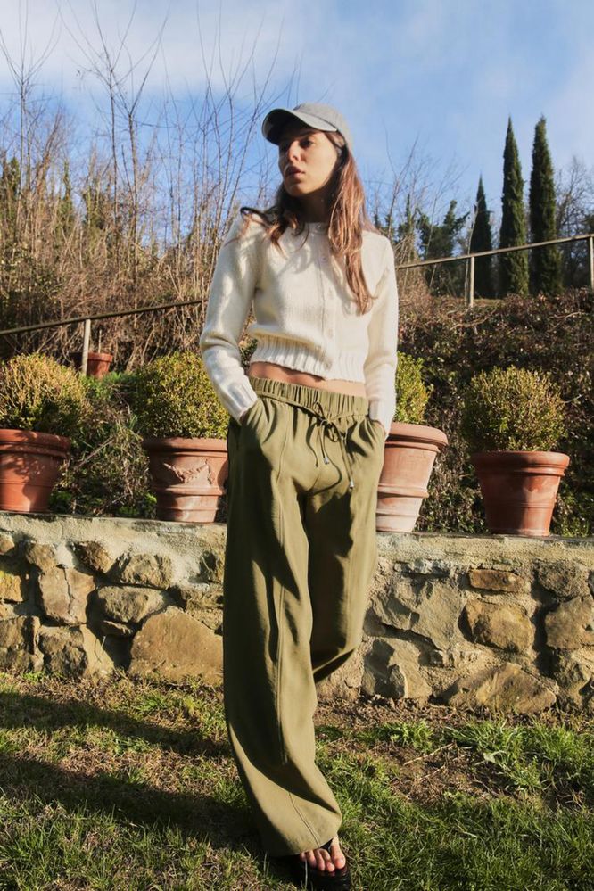 Зелен панталон Zara