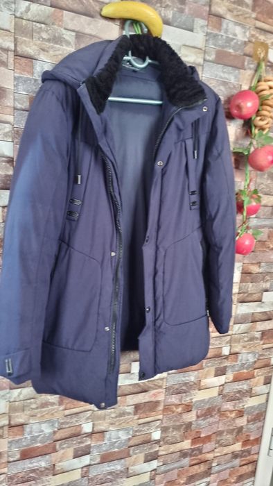 Мужской Куртка Почти новий очень тёплый тёмный синий цвет 
Юнусобод 17