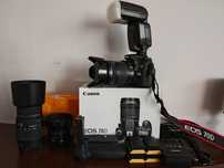Se vinde pachet foto Canon EOS 70D kit+ accesorii