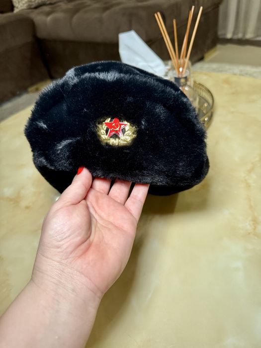 Caciula Blana Tip Rusesc Unisex