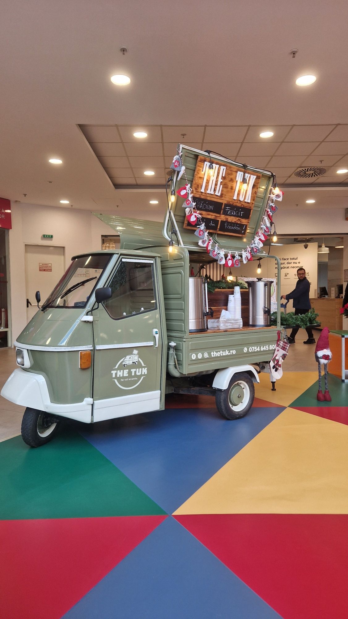 Piaggio Ape conversii bar mobil