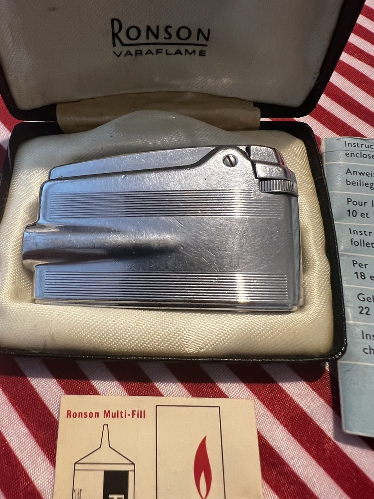 Запалка Ronson Silver England Колекционерска
