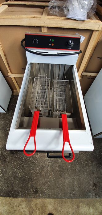 Friteuza electrica profesionala cu suport si robinet-TRANSPORT GRATUIT