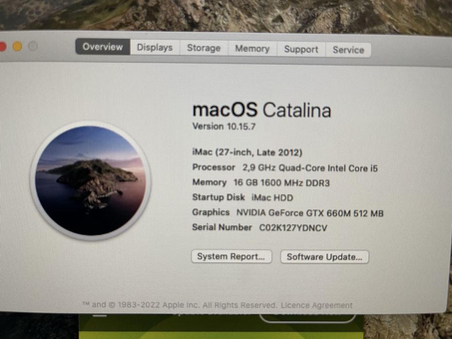 Imac 27 Inch Late 2012