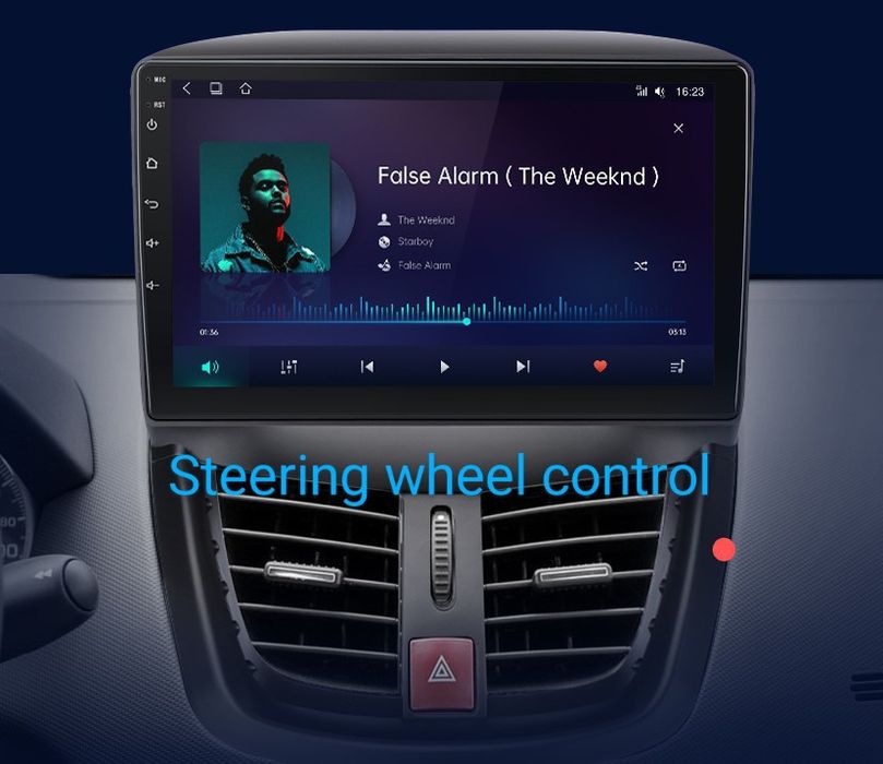 Navigatie Android dedicata Peugeot 207, 207 CC (2006-2015)