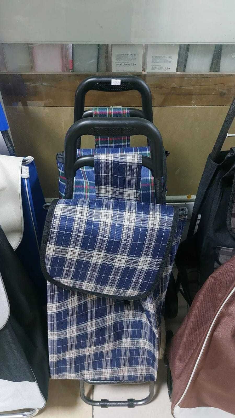 Складная сумка для покупок на колесиках
