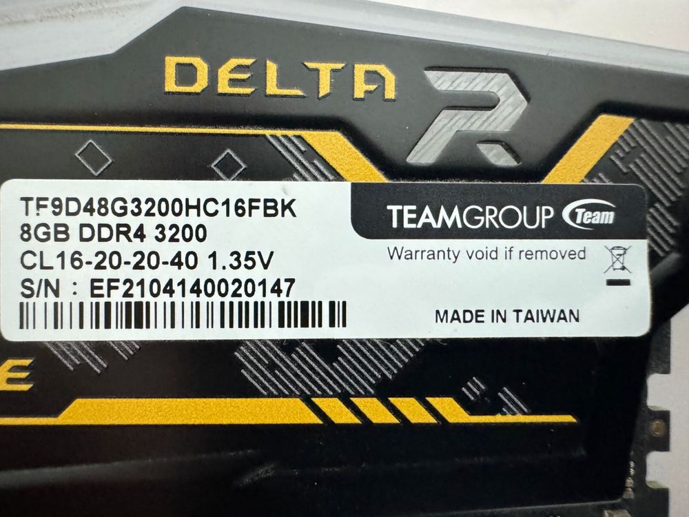 Оперативная память DDR4 16Gb(8x2) 3200 MHz
