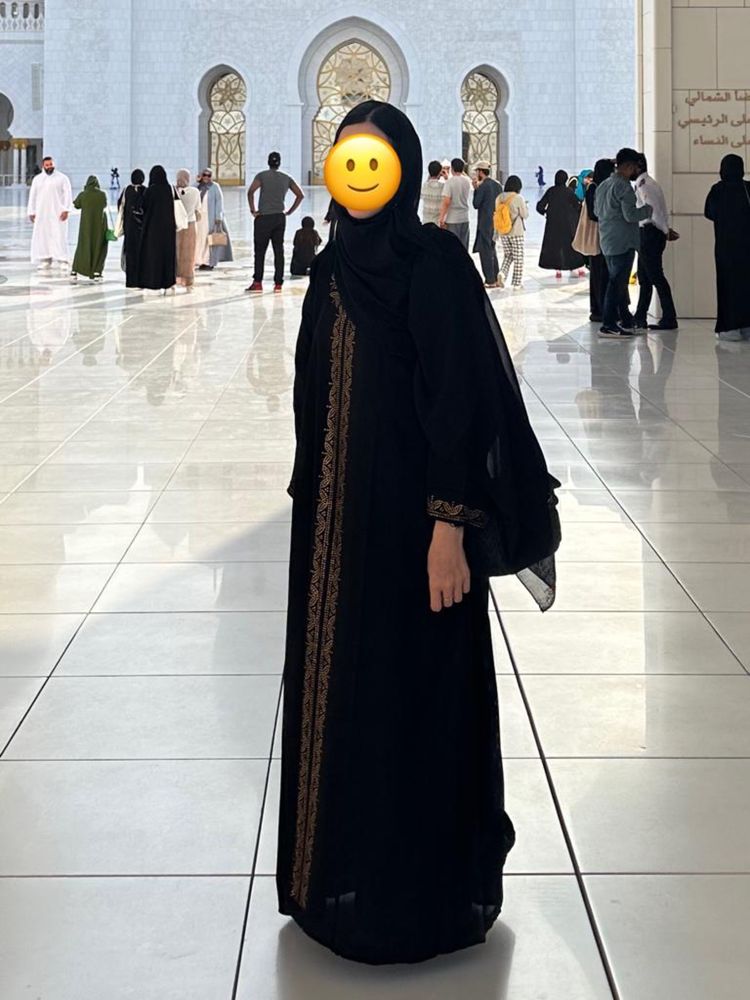 Платье мусульманское Абайя из эмиратов новая размер стандарт до 50