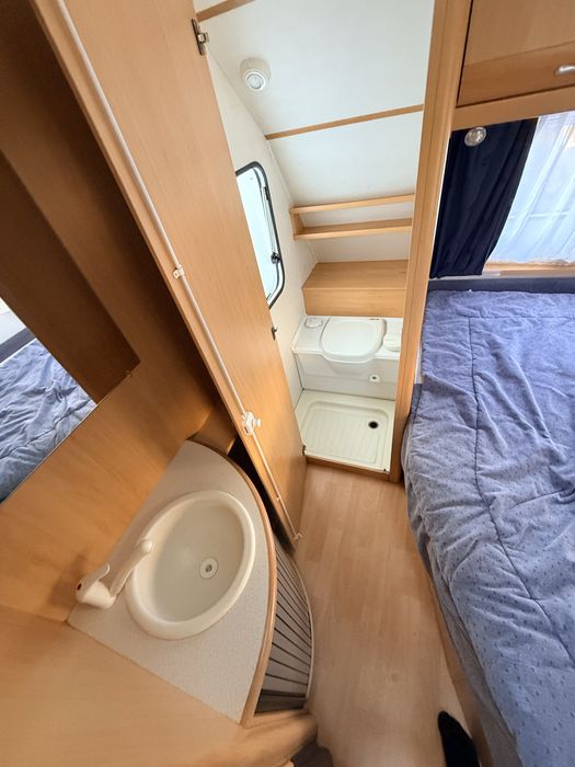 Rulota Beyerland Sprinter 440LB,an2002,4 pers,fransbed,baie,wc fix