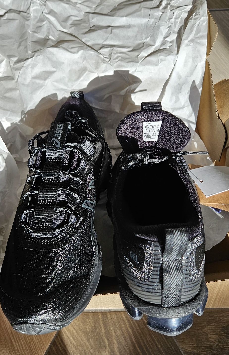 Asics Gel Quantum 360 VII noi – mărime 41-42, negri, originali