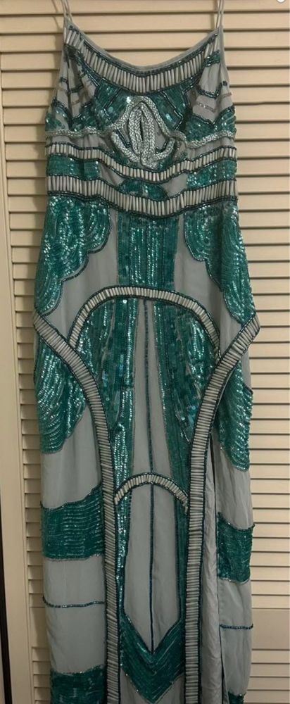 Rochie Asos, bijuterie, lunga,  paiete