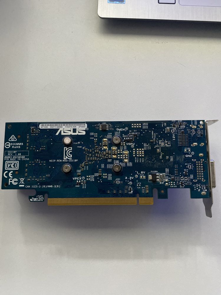 Placa video ASUS GeForce GT1030 SL, 2GB GDDR5, 64-bit