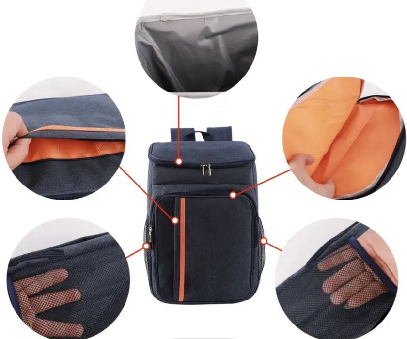 Rucsac termoizolant negru .