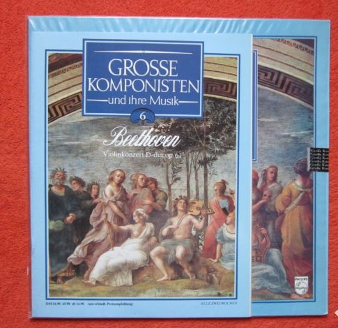 vinil rar Claudio Arrau,Kubelik,Kempff,Grumiaux Beethoven Germania1980