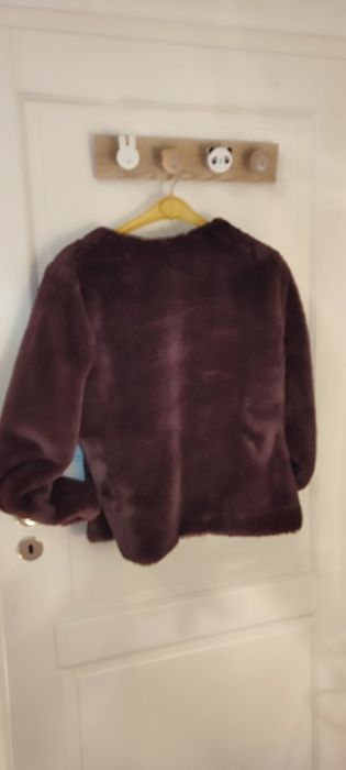 Blăniță bordo extrafină, imitație blana iepure,Orsay, mărime M-L, mode