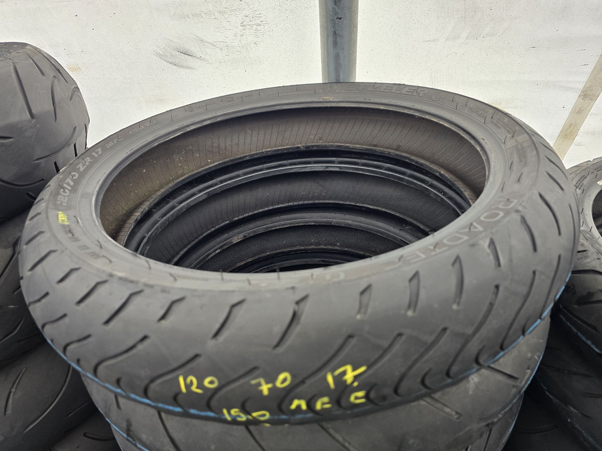Set moto 120.70.17  190.50.17 pirelli michelin