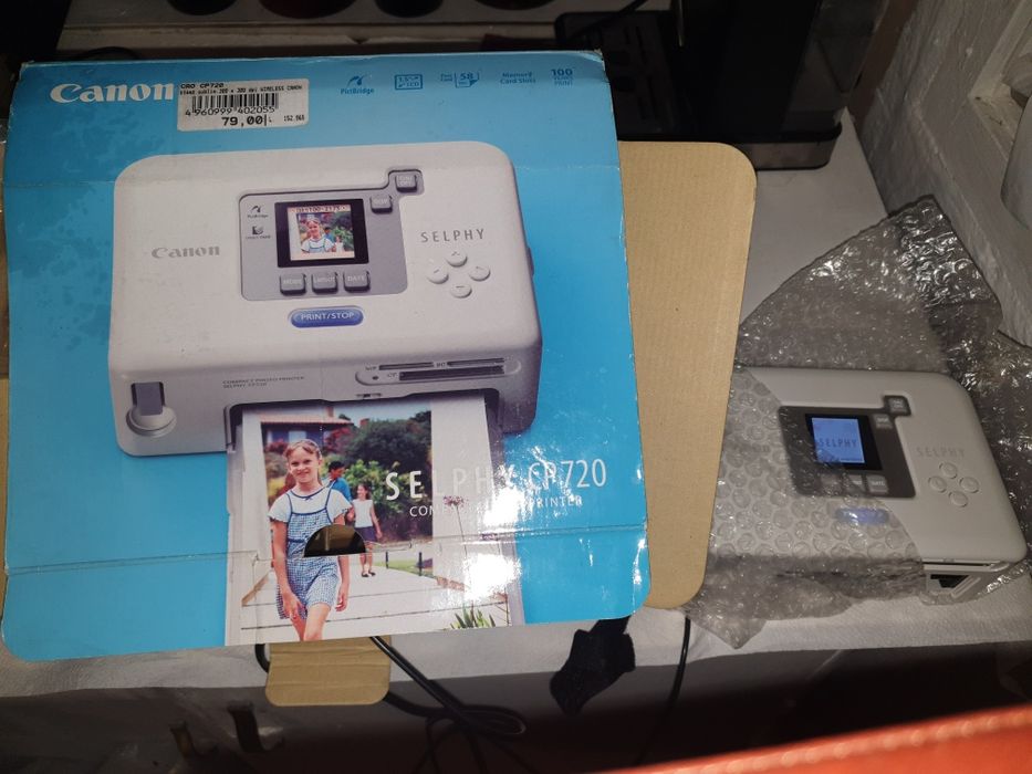 Imprimantă CANON-Selphy, NOUĂ + 1 Cartuș NOU, Inclus în Preț
