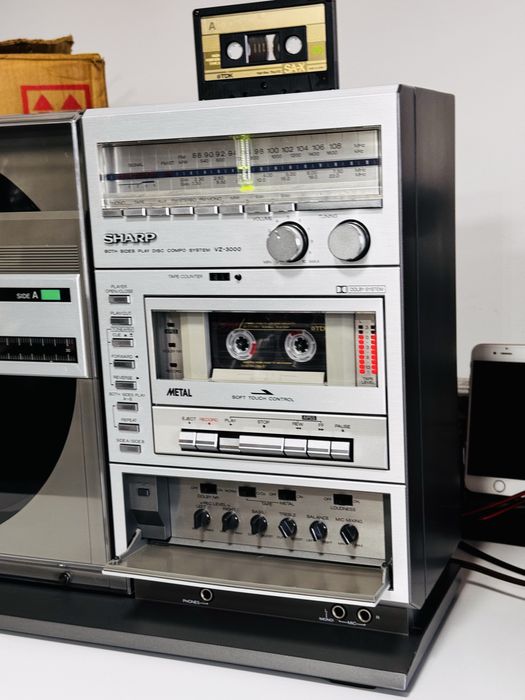 Sistem audio all in one SHARP VZ-3000 la cutie,pick-up side A/B,deck !