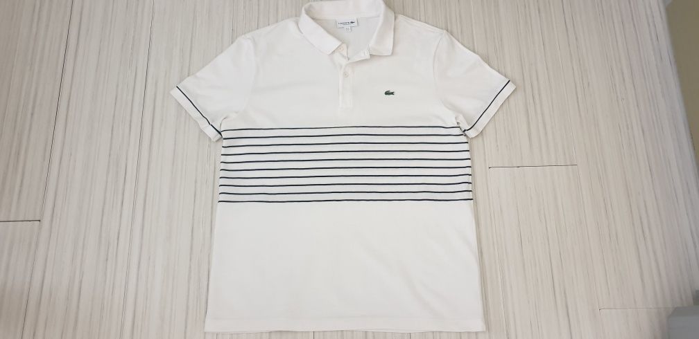 Lacoste Pique Cotton Mens Size 6 - XL  НОВО! ОРИГИНАЛ! Мъжка Тениска!