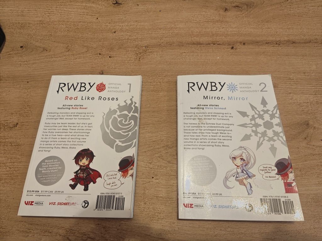 Манга на английски език RWBY