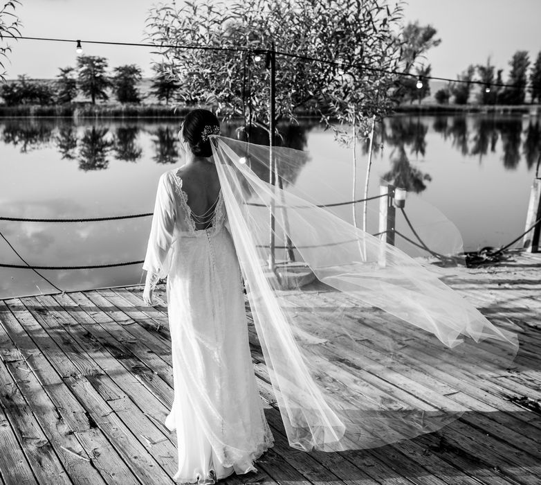 Rochie de mireasa marimea M Theia by Reverie Atelier
