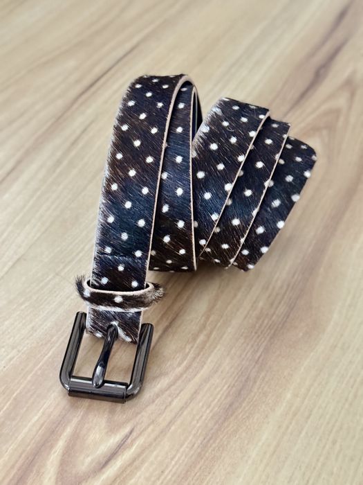 MarcCain колан с естествен косъм