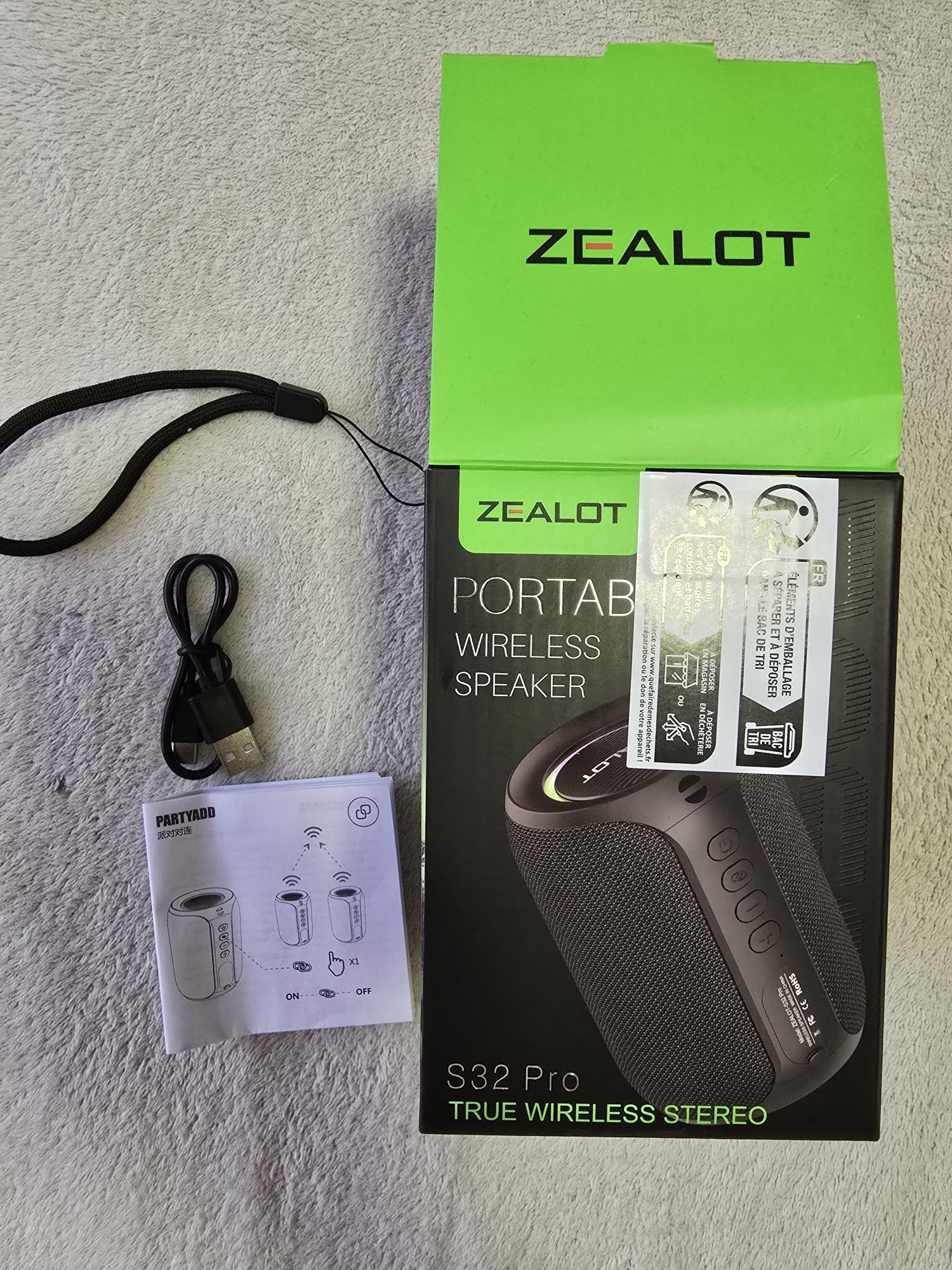 Блутут колонка Zealot 32 s32 pro