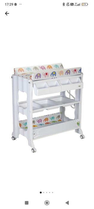 Masa de înfășat mobila Mappy 2 in 1