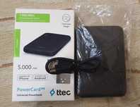 Нова много мощна външна батерия  pawerbank ttec 5000 mAh универсална
