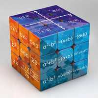 Cub Rubik: Einstein-Matematică. Rapid, stickerless, ușor. De colecție.