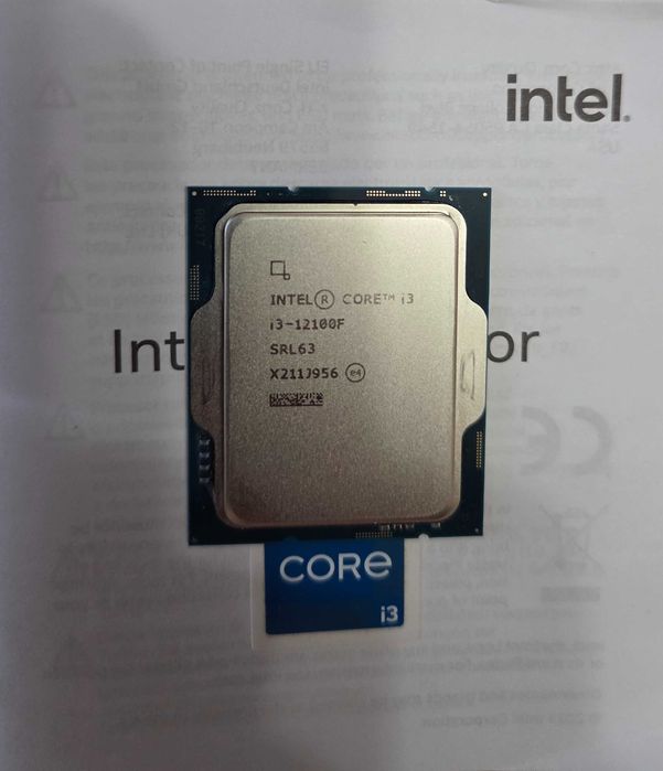 Процесор: Intel® Core™ i3 12100F