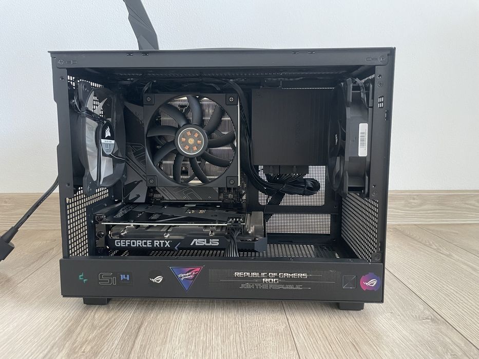 PC Gaming i5 12400F DDR5 RTX 3050 8GB SSD NVME Mini PC SFX ITX