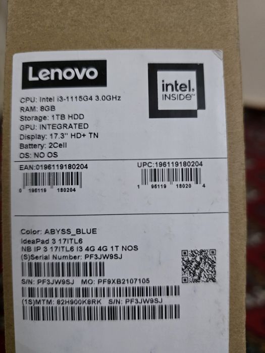 Lenovo ideapad notebook