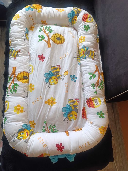 Бебешко гнездо "Пчелички" - синьо