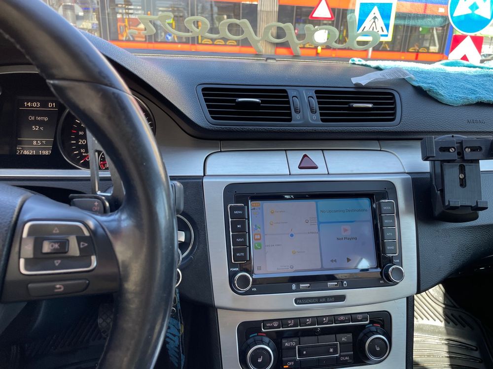 Navigatie Android 2GB 32GB Waze Passat Golf Vw Skoda Rapid Seat Tiguan