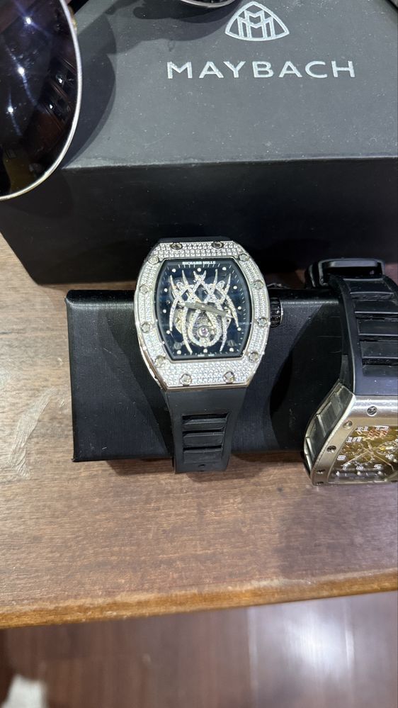 Richard Mille Skeleton Iced Moissanite