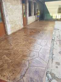 Щампован бетон и декоративен бетон
