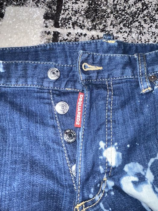 Blugi dsquared2 Bleached Jeans