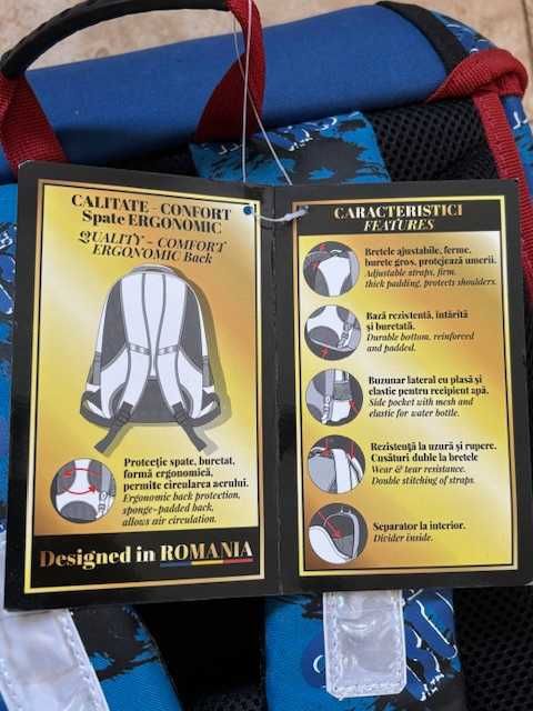 Ghiozdan scoala baieti NOU