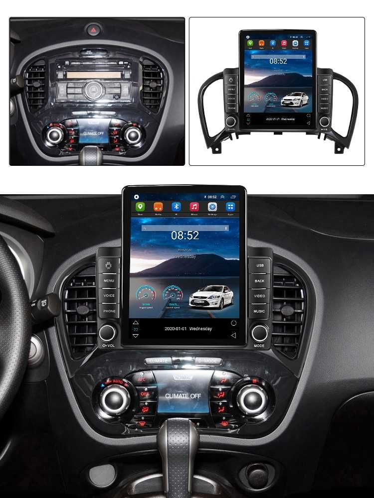 Navigatie Nissan Juke 2010-2014 ,Tesla,Android, 2+32GB ROM,10inch