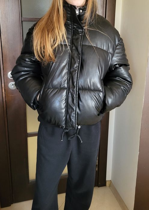 Дамско яке Bershka, размер S, черно