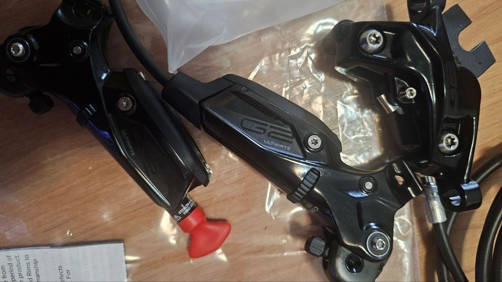 Set frane Sram G2 Ultimate carbon, 4 pistoane, noi