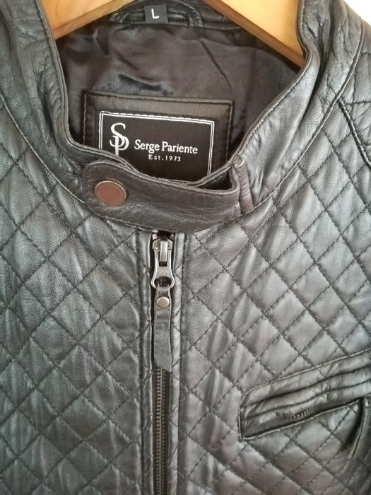 Geaca piele bărbați Serge Pariente L