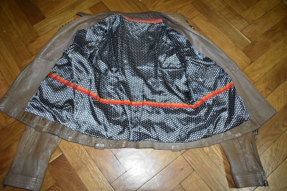 Geaca dama din piele cu tinte