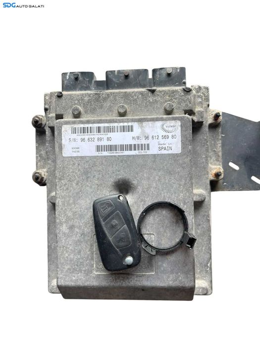 Kit Pornire ECU Calculator Motor Cip Cheie Peugeot Boxer 2.2 HDI 2006 - 2014 Cod 9663289180 9661256980 [B4389]