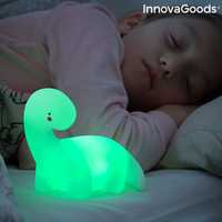 InnovaGoods Lightosaurus Многоцветна LED лампа за динозаври